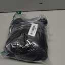 CUBY Dog and Cat Sling Carrier, Hand-Free Dog Carrier Slings with Adjustable Straps Pocker, Puppy Slings Carrier for Small Dogs Cats Outdoor Travel Bag(Black, M-Adjustable Strap)