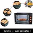 Grill Mesh Mat Set of 3 - Heavy Duty BBQ Non-stick Cooking Sheet Liners Reusable Teflon Barbecue Grilling Net for Outdoor Smoker, Pellet, Gas, Charcoal Grills (15.7x13 Inch)