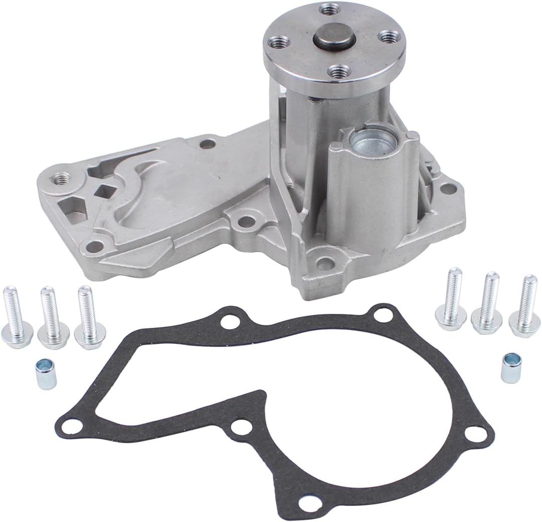 Engine Water Pump with Gasket and Nut for Ford Escape 1.6 2013-2016, Fiesta 1.6 2011-2019, Fusion 1.6 2013-2014, Transit Connect 1.6 2014-2016