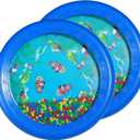 2 Pcs Ocean Drums Wave Bead Drums Sea Sound Drums Musical Instruments for Kid Child Baby