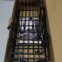 Epicano Shower Caddy Hanging, Anti-Swing Over Head Shower Caddy Rustproof with Hooks for Towels, Sponge and More, Matte Black