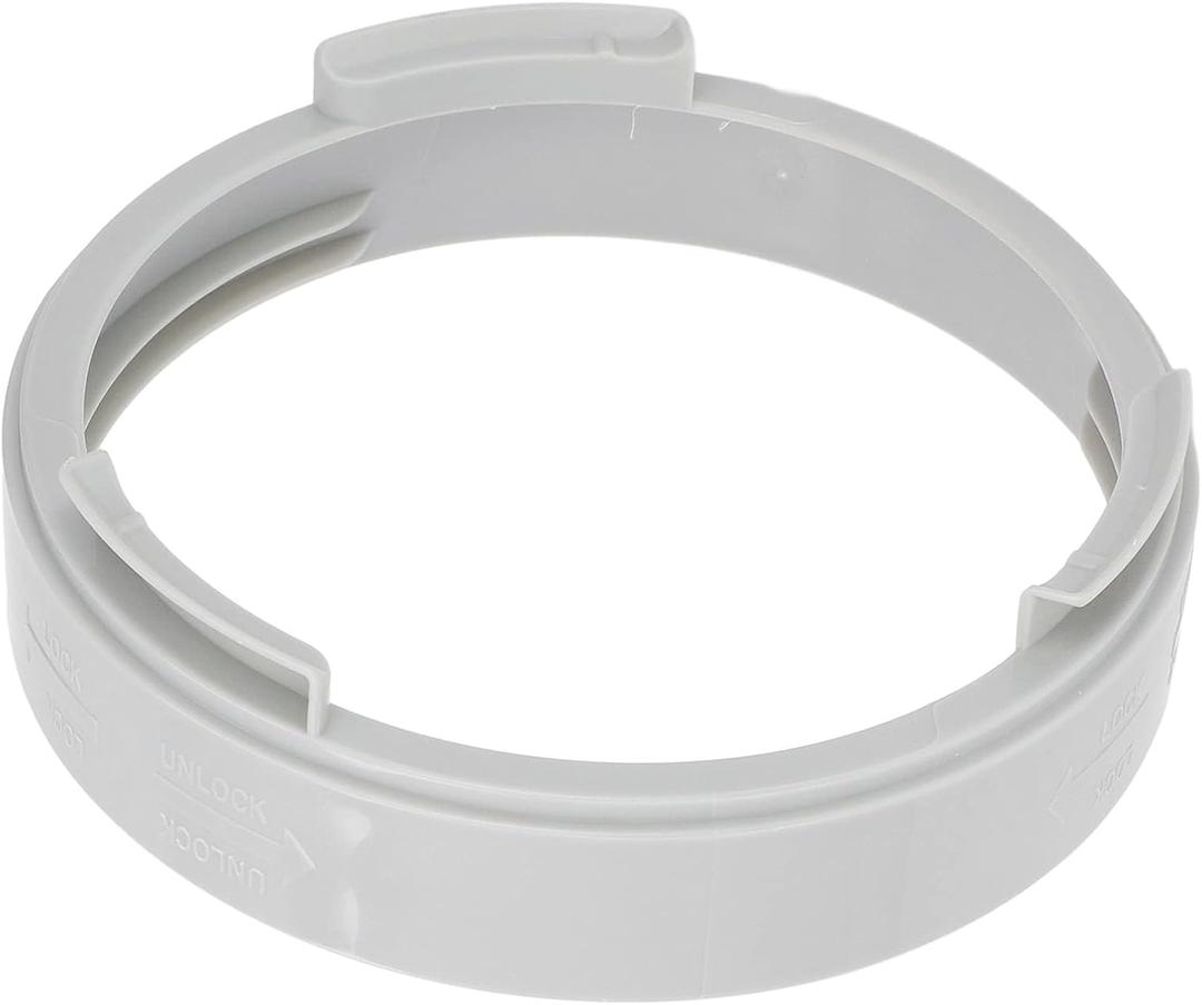 Buachois Air Conditioner Exhaust Hose Connector, ABS Material, Grey, 5.9" Diameter, 1 Pack