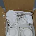 jinsongdafa Coffee Mugs Set,Ceramic Tea Cup with saucer, Espresso Cups 8-piece, Stackable Cups, for Latte,Hot Tea,Cappuccino, Mocha, Cocoa, dishwasher, oven, microwave safe, Best gift, 12 Oz(350ML)