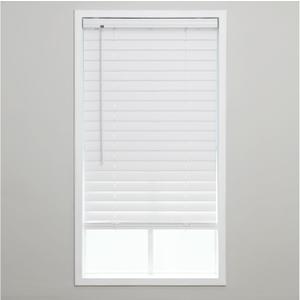 Eclipse 2" Premium Vinyl Blinds for Light Filtering & Privacy, Durable Room Darkening Blinds for Home or Office, Tested and Certified Child Safe Cordless Vinyl Blinds - White, 20 W x 72 L