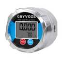 1/4" NPT Digital Gear Flow Meter, 0.5% Accuracy, 0.0265.28 GPM, for Low-Flow, High-Viscosity Liquids, Compatible with Motor Oil, Lubricants, Antifreeze & Hydraulic Systems