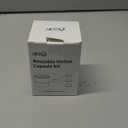 Nessus Reusable Kit for Nespresso Pods Vertuo, Reuse Old Coffee Pods for Nespresso Vertuo: 100 Pcs Aluminum Foil Seal Lid, Holder, Brush, Refillable Vertuo Plus Next Capsule Machine (No Pods Come) (Black)