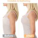 RELIRELIA Women's Sticky Self Adhesive Invisible Strapless Reusable Silicone Push Up Backless Bra (30-40D, Nude)