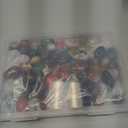 Polished Multicolor Healing Crystal Stone Set, 72 Pcs, 0.5" Handpicked Tumbled Stones for Healing, Reiki, Meditation, Crafting, Home Decor, Ethically Sourced, Multicolor (Mixed Crystals - 18 Types)