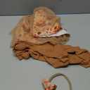 My First Mothers Day Baby Girl Outfit Newborn 1st Letter Romper Floral Tutu Skirt 0-18 Month Girl Baby Dress (Khaki)