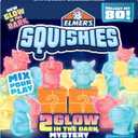 Elmer's Squishies, Kids DIY Activity Kit, Squishy Glow in the Dark Toys, Creates 2 Mystery Characters, 13 Piece Set - Slime Fun, Crafts, Holiday Gift for Ages 6+
