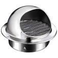 4 Inch Dryer Vent Cover Metal Stainless Steel Round Wall Vent Outside Caps for Exhaust Airventilation HVAC System Outlet