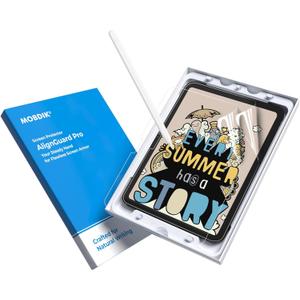 MOBDIK 2 Pack Paperfeel (AlignGuard Pro) Screen Protector Compatible with iPad Air 13 M4/M3/M2 2026/2025/2024, Crafted for Natural Writing, Less Reflection, Easy Installation