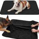 Yinkin 1 Pcs Chew Proof Dog Crate Pad, 47" x 35" Indestructible Dog Bed for Aggressive Chewers, Waterproof Crate Mat for Extra Large Dogs, Indoor Floor or Car Use, Machine Washable (Basic Style)
