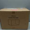 Vimvins 5 Gallon Glass Fish Tank, Easy to Maintain Small Aquarium for Betta/Goldfish/Snails/Shrimp and Aquatic Planting.