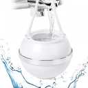 Bath Water Filter for Tub Faucet with Overflow, Up to 2,500 Gallons of Filtration, Removes Chlorine & Fluoride, Softens Hard Water, Improves Skin, Hair & Nail Health