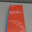 ivoler Dockable [Mag-Safe Fit] Grip Case for Nintendo Switch 2,5-in-1 Kit: Silky-Smooth Matte PC Hard Shell, Detachable 2 x Joycon Grips Cover, 2 x Screen Protector Scratch Shock Protection Full Set