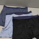 Incontinence Underwear for Men, Long Leg Soft Leakproof Washable Reusable Light Absorbency Boxer Briefs 3 Pack (Multicolor01, Medium)