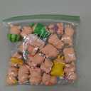 Leitee 19 Pcs Pig Mini Figurines Bird Dog Cat Figure Animal Set Cute Figurine Pig Cake Toppers for Home Desk Birthday Party Decorations(Classic)