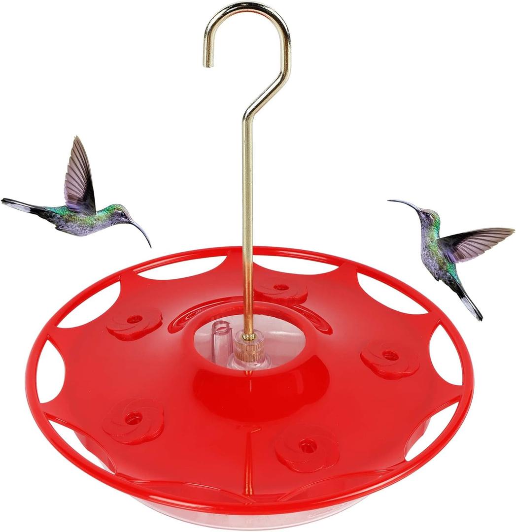 Juegoal 12 oz Hanging Hummingbird Feeder (12 oz)