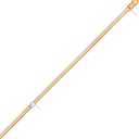 Evergreen Flag Solid Wood 56 Flag Pole with 2 Adjustable Ring Clips and Spinning Anti-Wrap Tube | Weatherproof Outdoor Outside Wall Mounted | Pole Only