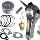 Connecting Rod Piston Ring Gasket Kit for Honda GX390 188F 13HP Replace 13101-ZF6-W00 Generator