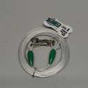 Petest 30ft Reflective Tie-Out Cable for Medium Dogs Up to 60 Pounds (Darkgreen & Silver)