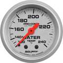 Auto Meter 4332 Ultra-Lite Mechanical Water Temperature Gauge , 2 1/16"