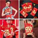 Chinese New Year Decorations 2026 Year of The Horse Lunar Spring Festival Decor Red Envelopes Paper Lanterns Hanging Ornaments Fu Characters Indoor Window Party Christmas Birthday Wedding