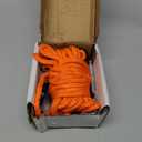 Rope with hooks and metal brackets