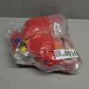 Yahenda 7 Pcs Clown Costume Set Halloween Cosplay Clown Red Nose Wig Shoes Hat Accessories Circus Carnival Party (XX-Large)