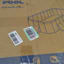 114" Non-Inflatable Foldable Swimming Pool for Family, Portable Above Ground Pool for Adults & Kids, Easy Setup for Outdoor, Backyard, Garden, Camping - Durable PVC(114"×70"×20", Std)