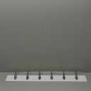 Franklin Brass Heavy Duty (1-Pack) 27' Coat/Hat Rack Wall Mount Pure White 6 Hooks Mounted Hanging Rail for Clothes, Towels, Purses, Bags, Kitchen, Entry, Closet Organizer FBHDCH6-WSE-R