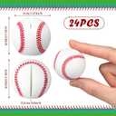 Leinuosen 24 Pcs Resin Baseball Base Centerpieces Place Card Holder Baseball Shaped Table Number Holder Name Place Photo Stand for Sports Events Wedding Party