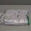 Smiry Round Picnic Tablecloth, Waterproof Elastic Fitted Table Covers for 45" - 56" Tables, Wipeable Flannel Backed Vinyl Tablecloths for Camping, Indoor, Outdoor, White