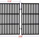 DC130 17.5" 7638 2pk Cast Iron Cooking Grill Grates Replacement for Weber Spirit 300, 310, 320 Series, Spirit 700, Genesis Silver B/C, Genesis Gold B/C, Genesis Platinum B/C Gas Grills