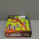 Flexible Race Track Toys for Kids: 20 Ft Flex Race Car Ramp Track with Suction Cups - Rolls Up Portable DIY Racetrack with 4 Racing Cars- Birthday Gifts for Boys Girls Ages 3+ (Dark Blue)