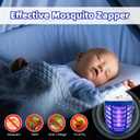2026 Upgraded Bug Zapper Indoor Plug in, Whisper-Quiet Mosquito Zapper for House, Electric Fly Killer Trap with UV Light, Fruit Fly Gnat Killer Lights for Kitchen Bedroom, 4 Pack