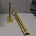 36 inch Gold Industrial Pipe Clothes Rack,Pipe Garment Rack Hanging Rod Bar for Closet Storage,Laundry Room Up to Max Load 135lbs