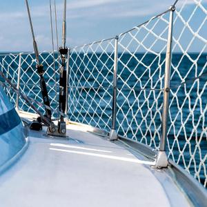 Windyun Boat Safety Lifeline Netting Marine Safety Guardrail Netting Safe Banister Railing Netting Nylon Net Deck Netting for Pets Crews and Equipment Safely on Deck Marine Hardware (30 x 2 ft)