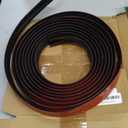 Carpet to Tile Transition Strip, Flexible Carpet Edging from Carpet to Tile Floor, Self Adhesive Cuttable Carpet Edge Trim Strip, （Black 20ft）