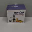 Ganiza Immersion Blender 5 in 1 Hand Blender Max 1000W Heavy Duty Motor, 16 Speed Mode Handheld Blender Stainless Steel Blade With 800ml Mixing Beaker, 600ml Chopper, Whisk and Milk Frother