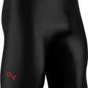 Onvous Swim Jammers for Men | Men's Athletic Swimwear Jammer | Mens Jammer for Swimming | Mens Swim Jammers Size 28-38 (Black)