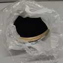 Mily Women Suede Velvet Heart Shape Evening Bag Purse Party Bag Tote with a Chain and handle Ring Black