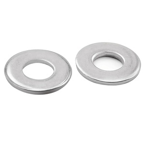 Pack Of 2 Premium 1/4” Flat Washers, 100pcs Stainless Steel Washers for Screws&Bolts, 1/4" ID x 5/8" OD Pack Of 2 Premium 1/4” Flat Washers, 100pcs Stainless Steel Washers for Screws&Bolts, 1/4" ID x 5/8" OD