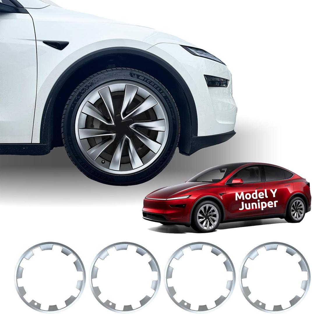 Rim Protector for Tesla 2025 2026 Model Y Juniper 20 Inch Helix Wheel Cover All-in-one Car Tire Trim Rings Rim Case Hubcaps Model Y Juniper Accessories