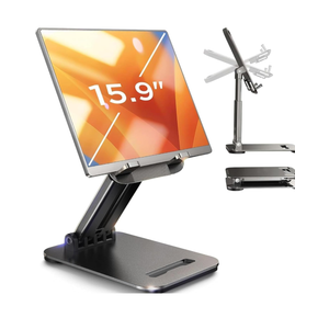 LISEN for iPad Stand Tablet Holder for Desk, Office Desk Accessories for Men Women Kids Tablet Gifts, Office Home Essentials Gadgets Portable Monitor Stand for 2026 New iPad a16 Accessories Switch