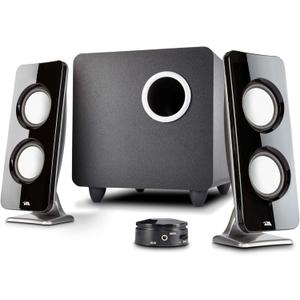 Cyber Acoustics CA-3610 2.1 Multimedia Speaker System with Subwoofer, Perfect Computer Speakers for PC or Mac, Great for Music, Movies, and Gaming