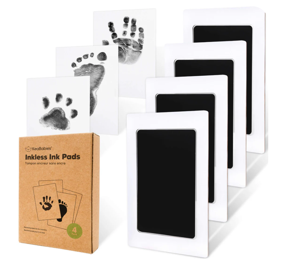 Keababies - Inkless Ink Pads - 4pcs - Jet Black