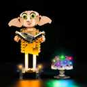 Upgraded LED Light Kit Compatible with Lego Dobby The House-Elf Building Set, Compatible with Lego 76421 Model, Gift Idea for Adult Builders and Fans (Model Not Included)