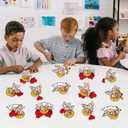 2 x 60pcs Valentine's Day Cupid Theme DIY Cutouts The Love God Hearts Bulletin Board Decoration Set DIY Love Gods Paper Cut-Outs Decor for Valentines Classroom Photo Craft Party School Wall Door Supplies